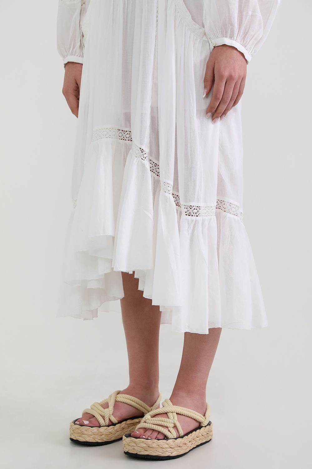 סנדלי חבלים מכותנה